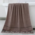 thumbnail image 1 of COM1950s Large Bath Towel,28X55 Inches,100% Cotton,Super Absorbent and Quick Drying,Lightweight for Gym,Travel,Home,and Spa Use, 1 of 9