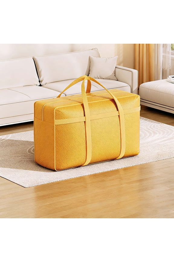 Large Capacity Storage Bag,Heavy Duty Travel Tote and Moving Organizer for Clothes,Quilts and Home Storage,Waterproof and Durable Carry All with Reinforced Handles