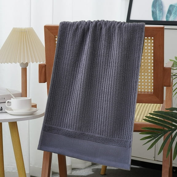 COM1950s Large Cotton Bath Towels,28.7 X 13.4 Inches,Oversized Thick and Soft,Highly Absorbent Durable for Adults,Luxury Spa Feel