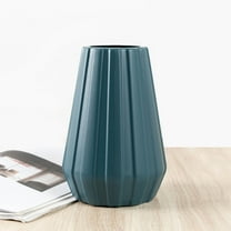 COM1950s Large Plastic Vase,Oversized White Centerpiece for Home Decor,Statement Vase for Fireplaces,Weddings and Gifts