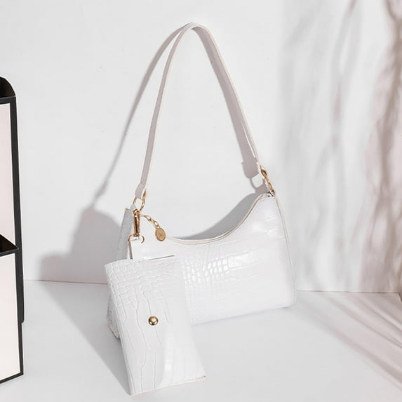 COM1950s Leather Crossbody Bags for Women,One Shoulder Crossbody Bag Leather Large Capacity Multi Compartment Women Bag Large Crossbody Bags for Women Birthday Gift Bags for Women