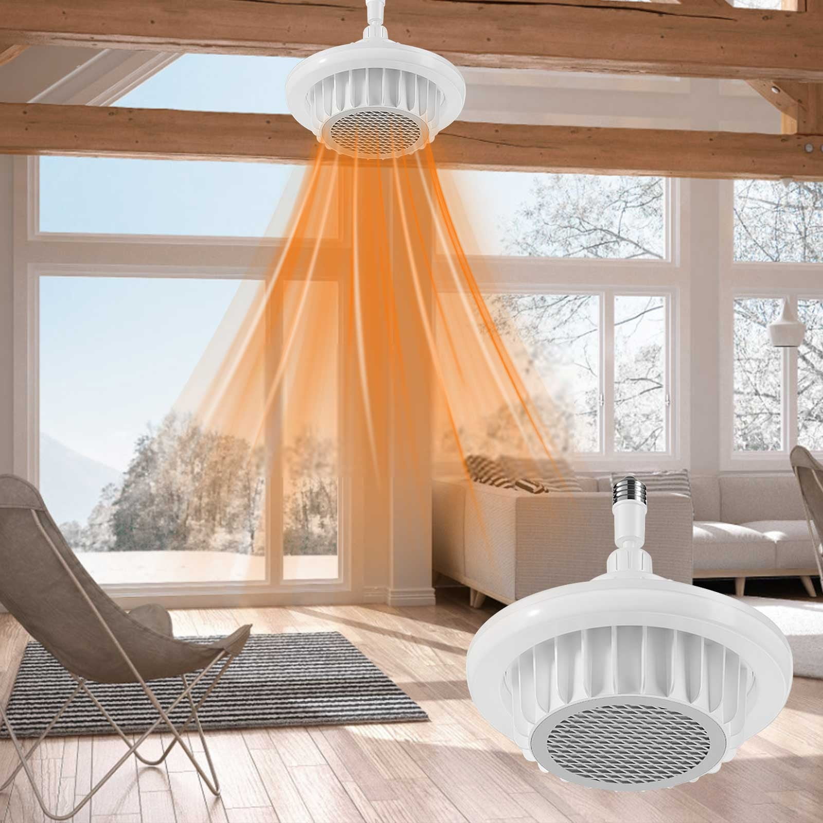 Bathroom Ceiling Fan Ceiling Heater With LED Light 600W Bathroom
