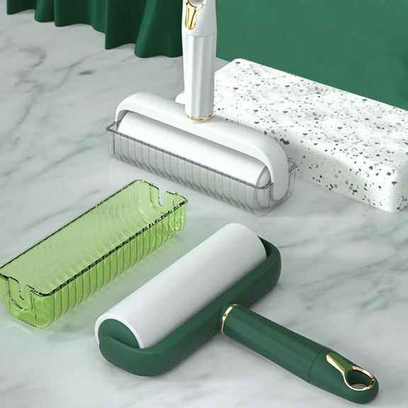 COM1950s Lint Roller,1 Refills 60 Sheets,Super Sticky Pet Hair Remover Kit- 50% Stickier Large Surface Lint Roller,Adhesive Lint Brush for Clothes,Carpet,Car Seats,Dust,Dogs,Cats,8.15 X 7.32 X 2.36 In