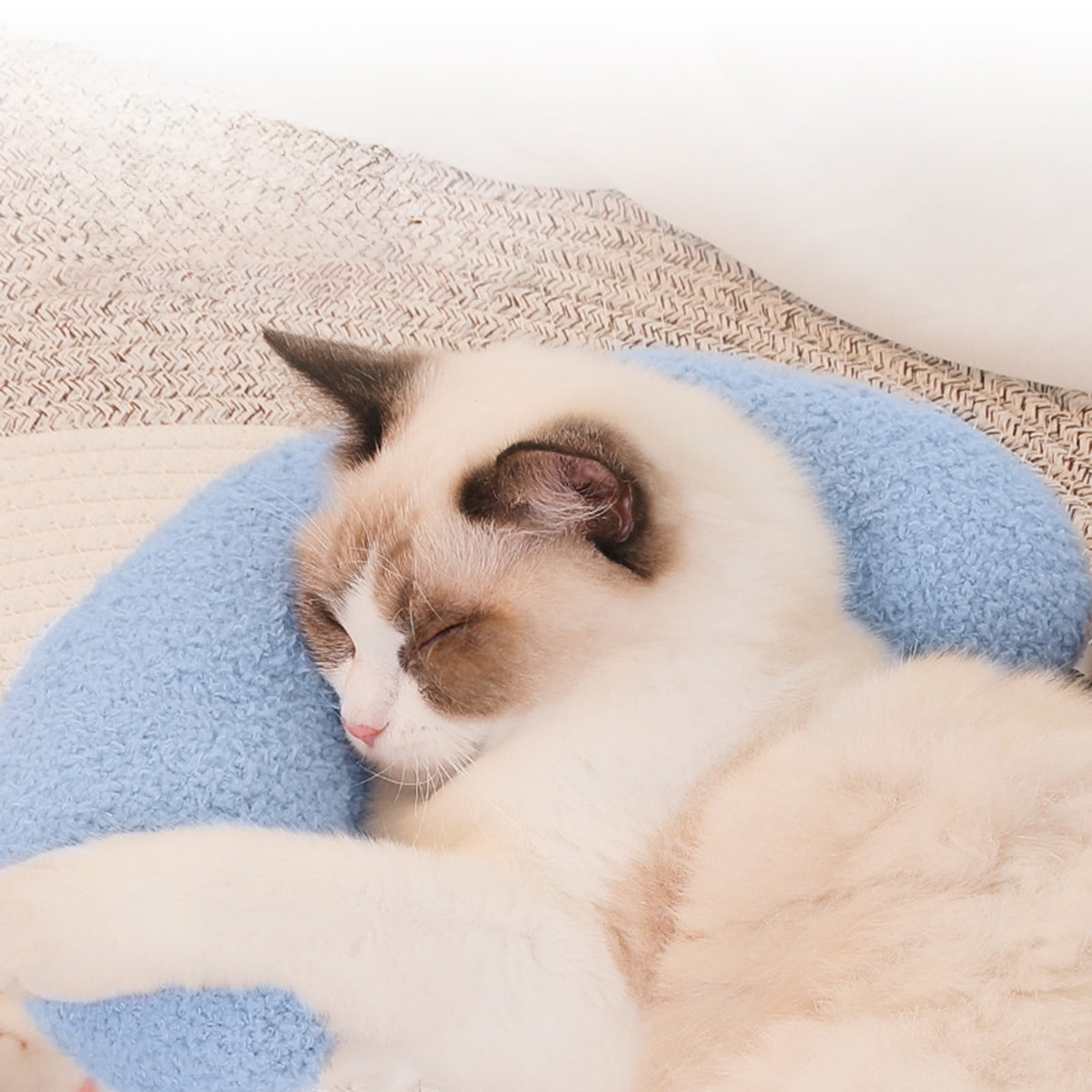 COM1950s Little Pillow for Cats Dog,Ultra Soft Fluffy Pet Calming Toy ...