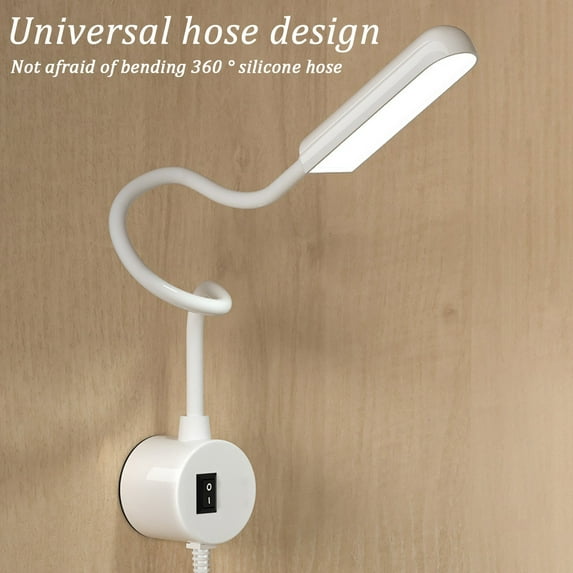 COM1950s Magnetic Desk Light with Flexible Arm, Usb Powered Led Lamp for Sewing Machine, Workbench, Reading and Crafts, Strong Magnet Base, Adjustable Brightness