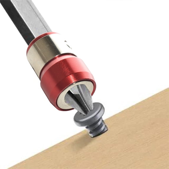 COM1950s Magnetic Drill Bit Holder,Screwdriver Head Upgrade Magnetizer Screw Removable for Hex Screwdriver and Power Bits 2024 Multipack Magnetic Screw Ring Holders Household Tool