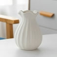 thumbnail image 1 of COM1950s Matte Ceramic Vase,Elegant Hydroponic Planter for Home Decor,Water-Absorbent Centerpiece for Living Room Or Office, 1 of 7