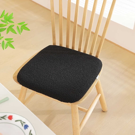 COM1950s Memory Foam Seat Cushion,Office Chair Pad with Posture Support,14X14 Inch Thick Comfort for Desk and Classroom