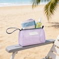 thumbnail image 1 of COM1950s Mesh Beach Bag, Portable Sand-Resistant Swimming Bag with Zipper, Breathable Storage for Beach, Pool and Gym, 1 of 7