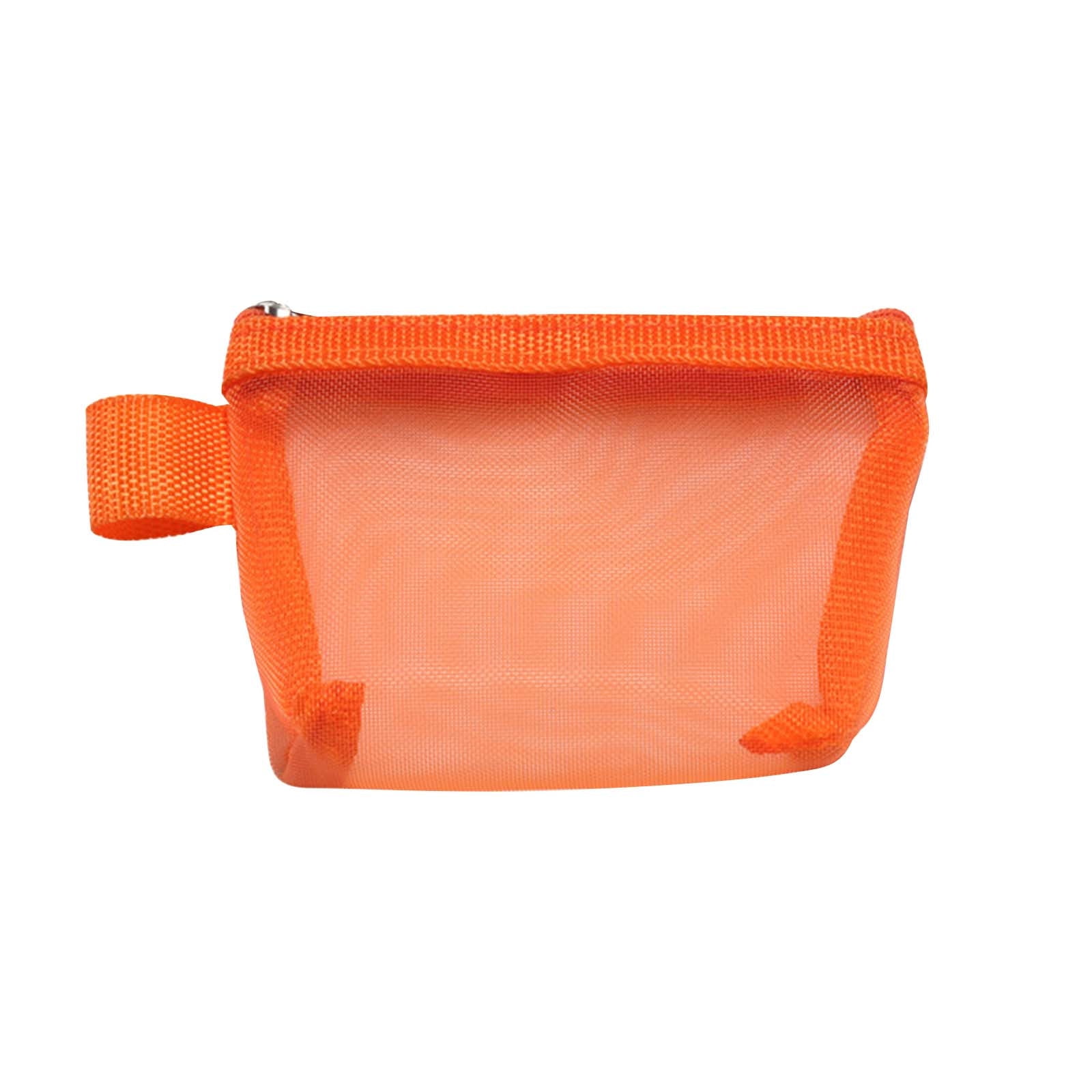 COM1950s Mesh Zipper Pouch Bags, Mini Zipper Mesh Bags, Keychain