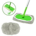 thumbnail image 1 of COM1950s Microfiber Mop Replacement Head,Washable Reusable Mop Pad Refill for Standard Mops,Enhanced Cleaning Cloth with Fine Fibers Traps Dirt and Pet Hair,Easy Machine Washable Design, 1 of 9
