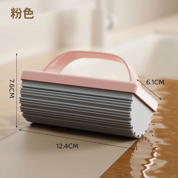 COM1950s Mini Handheld Cleaning Mop,Absorbent Desktop Tool for Kitchen Counter and Living Room Surfaces,with Comfortable Ergonomic Handle for Quick Oil and Water Spill Cleanup,Repeated Use