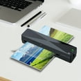 thumbnail image 1 of COM1950s Mini Photo Laminator Automatic Small Laminator Photo Laminating Machine Home Laminating Machine A4 Quick Preheat Low Db Us Standard, 1 of 9