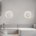 thumbnail image 1 of COM1950s Modern Led Wall Lamp,Touch Control with Three Colors,5.1 Inch Round Design for Living Room,Corridor,Hotel Entrance,Easy Installation No Drilling Required, 1 of 9