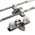 thumbnail image 1 of COM1950s Mop Hanger with Suction Cups,Adjustable Utility Hooks Organizer for Bathroom Kitchen,2 Pack No Drill Storage Rack, 1 of 9