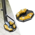 thumbnail image 1 of COM1950s Motorcycle Kickstand Pad,Universal Aluminum Alloy Foot Peg Support Pad with Non-Slip Surface,Fits Most Bikes Scooters Motorcycles,Includes Hex Key Tool (2.9X2.3 Inch), 1 of 9