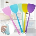 thumbnail image 1 of COM1950s Plastic Fly Swatters Long Handle Fly Swat Large Swatter That Work for Indoor and Outdoor, 1 of 9