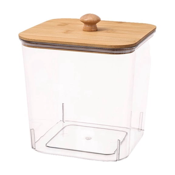 COM1950s Plastic Storage Container, Lidded Household Organizer, Multipurpose Bin for Laundry Room, Kitchen, Bathroom and Office Supply Storage