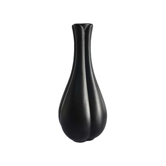 COM1950s Plastic Vase for Dried Flowers, Modern Minimalist Home Decor, Cylinder Shape for Pampas Grass, Small Centerpiece for Table or Desk