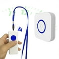 thumbnail image 1 of COM1950s Portable Elderly Pager Long Range Electronic Wireless Remote Control Doorbell Can Be Through the Wall Caretaker Bell, 1 of 9