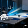 thumbnail image 1 of COM1950s Portable Projector,1080P Home Theater Projector with Bluetooth,Auto Focus,200 Inch Display,Compatible with Tv Stick,Smartphones,Hdmi and Usb for Indoor and Outdoor Use, 1 of 9