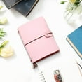 thumbnail image 1 of COM1950s Pu Leather Notebook,Travel Journal with Elastic Closure - Portable Writing Notebook for Daily Use,Classic Binding,5.3X4.1 Inch, 1 of 9