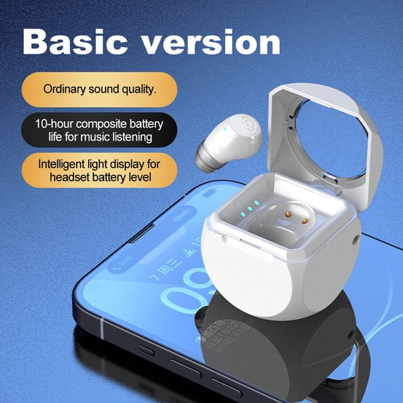 COM1950s Q1 Bluetooth Headset Mini One-Ear In-Ear Sports Business Headphones with Power Display