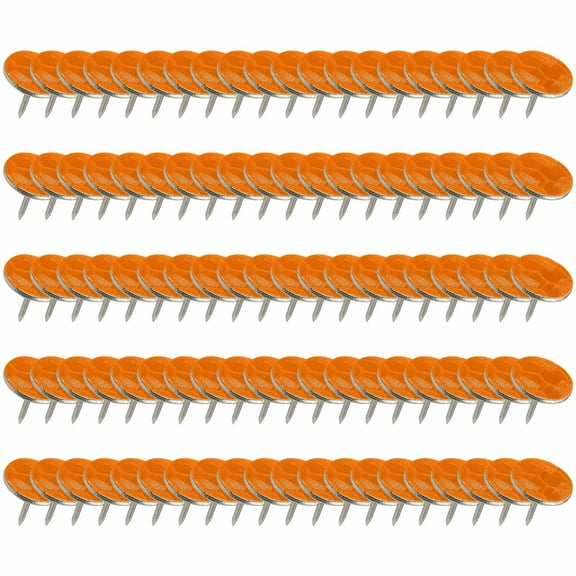 COM1950s Reflective Tacks Trail Marking Tacks Reflective Trail Tacks Glow Tacks Reflective Trail Markers Mark Trail Reflective Thumb Tacks for Hunting Hiking Camping Tree Stand (E,100 Pcs)