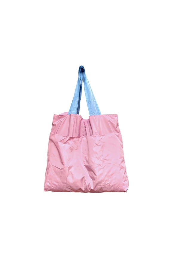 Reusable Shopping Bag, Foldable Zippered Tote Bag With Water-Resistant Nylon, Lightweight & Strong, Compact Carry Pouch, Multiple Colors For Grocery, Travel, Beach