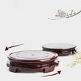 thumbnail image 1 of COM1950s Revolving Wood Display Stand,360 Rotating Base for Flower Pots and Vases,Multi-Purpose Decorative Turntable, 1 of 9