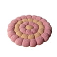 thumbnail image 1 of COM1950s Round Floor Cushion, Donut Style Cotton Mat for Extra Seating, Soft Floor Pillow for Meditation, Reading, or Living Room, 16.5 Inch, 1 of 7