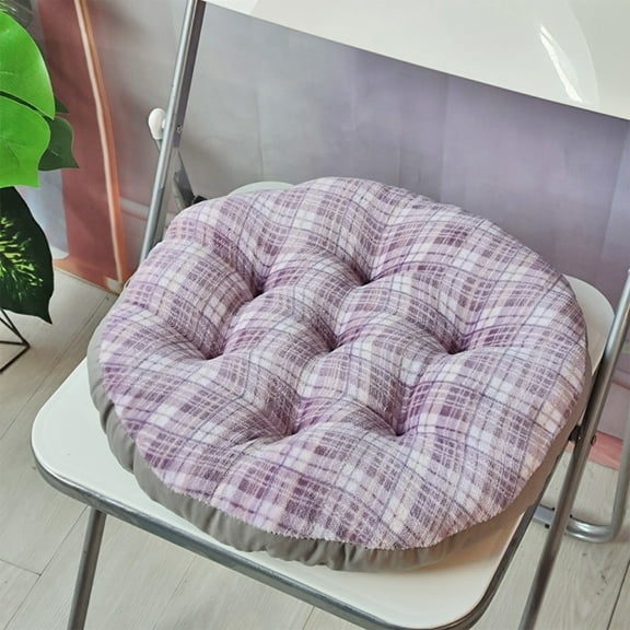 COM1950s Round Thick Seat Cushion,16 Inch Extra Thick Chair Pad,Soft Floor Pillow for Indoor Use,Comfortable Tatami Mat Replacement