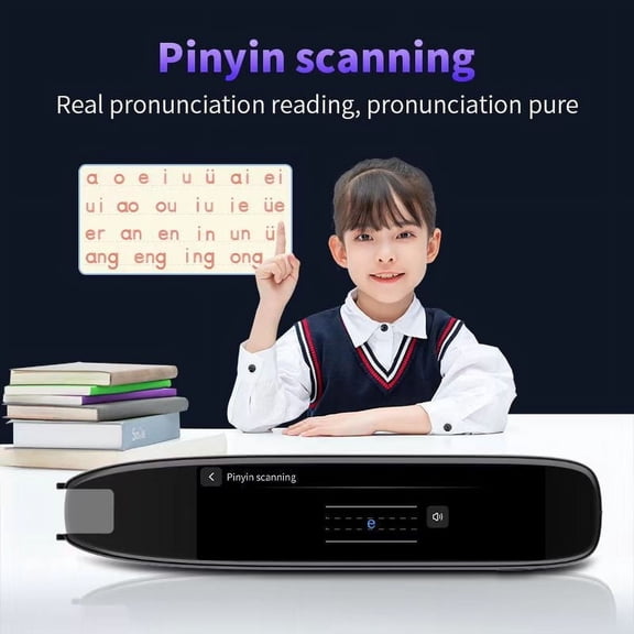 COM1950s Scanning Translation Pen, Multilingual OCR Translator for Instant & Accurate Translations in Seconds, Compact Portable Design with Long Lasting Battery Life, Ideal for Travel Learning
