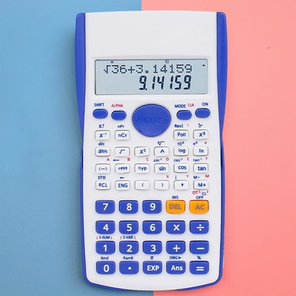 COM1950s Scientific Calculator with Large Lcd Display,Function Calculator for Math Algebra Geometry Trigonometry Tools,Portable Size 5.9X3.1 In,Battery Powered