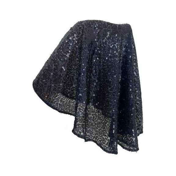 COM1950s Sequin Tablecloth 24" Round Glitter Table Cover Metallic Sequence Table Clothes Sequin Fabric for Birthday Party Baby Shower Wedding,Christmas Decoration