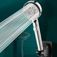 thumbnail image 1 of COM1950s Shower Head Water Heater Rain Head Shower Head Pressurized Shower Head Shower Bar Bath Faucet Water Heater Set Rain Out Water Volume Showerhead Water Filter for Shower Heads, 1 of 6