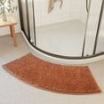 thumbnail image 1 of COM1950s Soft Curved Bath Mat,Non-Slip Water Absorbent Shower Rug,Fan Shaped Safety Mat for Bathroom Doorways, 1 of 7