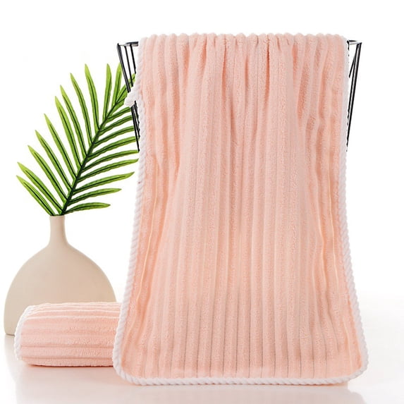 COM1950s Soft and Absorbent Bath Towel,High Density and Thick Fleece Towel for Bath and Spa,Large 30 X 60 Inch Bath Towel Set