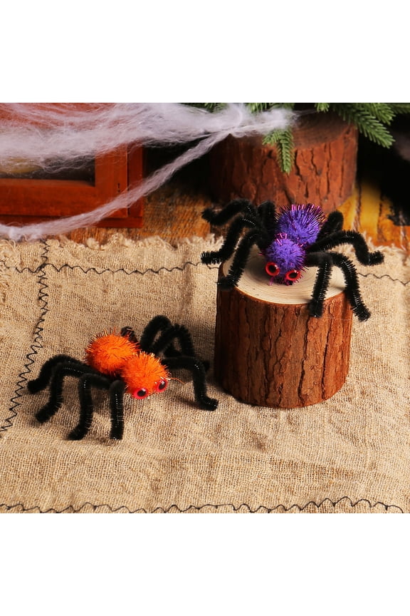 Spider Hair Clips for Halloween,Spooky Hair Accessories for Kids and Adults,Halloween Party Decorations,3.9X3.1 Inches,Funny Costume Hair Clip