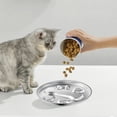 thumbnail image 1 of COM1950s Stainless Steel Slow Feeder Bowl for Dogs and Cats,Non-Slip Pet Food Dish with Anti-Tip Design,Large Capacity 9.1 Inch Diameter Bowl To Encourage Healthy Eating, 1 of 9