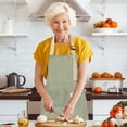 thumbnail image 1 of COM1950s Stripe Canvas Apron,26X28 Inch Adjustable Bib,Lightweight for Cooking & Crafts, 1 of 9