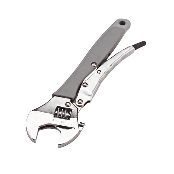 COM1950s Strong Locking Wrench,8 Inch,Tool Steel,Adjustable Jaw