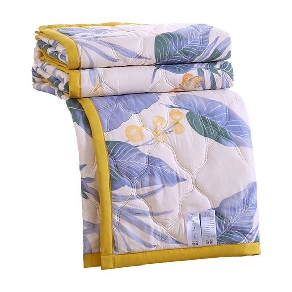 COM1950s Summer Cooling Quilt, Lightweight Summer Blanket for Air-Conditioned Rooms, Soft Breathable Bedding for Home, Dorm, or Travel