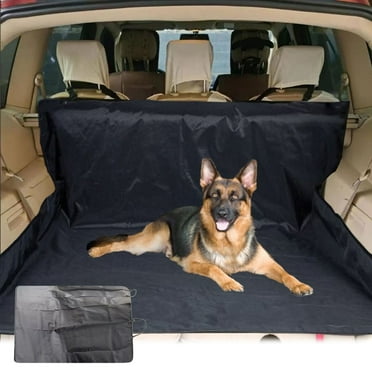 COM1950s Suv Cargo Liner for Dogs & Back Seat Pet Cover for Dogs,Waterproof Cargo Liner for Suv,Pet Dog Cargo Cover Mat,Nonslip Dog Seat Cover for Suv Trunk Sedans Vans,Universal Fit (55"L X43"W)