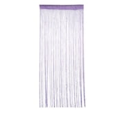COM1950s Tassel Beaded Curtain for Room Divider, Door Window Drapes with Shimmering Silver Threads for Bedroom Living Room Entryway Home Decor 39.4X78.7 Inches