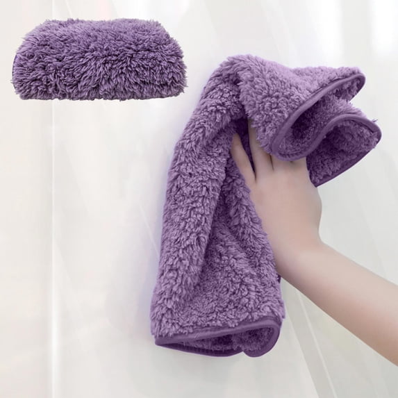 COM1950s Thickened Absorbent Cleaning Cloth,Reusable Dish Cloth for Kitchen,Quick-Dry Scrub Towel for Dishes,Counters,Windows and Cars