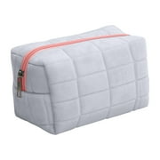 COM1950s Toiletry Bag,Cute Makeup Bag Cosmetic Bags for Women and Girls,Travel Makeup Bag Large Capacity Canvas Makeup Bag,Makeup Organizer Bag Zipper Pouch (18X10Cm,1)