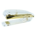 thumbnail image 1 of COM1950s Transparent Stapler,Stylish Desktop Stapler for Office and Home Use,Clear Stapler with Durable Plastic Construction for Document Binding, 1 of 8