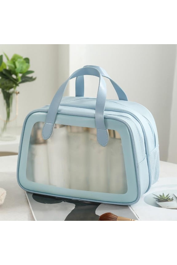 Travel Bags for Women Carry on Travel Toiletry Bag Easy Clean Makeup Organizer Through Hanging Cosmetic Bag Travel Accessories Full Sized Toiletries Shampoo, Toothbrush Bags for Women
