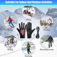 thumbnail image 1 of COM1950s USB Heated Gloves for Men and Women, Waterproof Winter Thermal Gloves with Touchscreen, for Driving, Skiing, Cycling, Hiking Outdoor Activities, 1 of 9